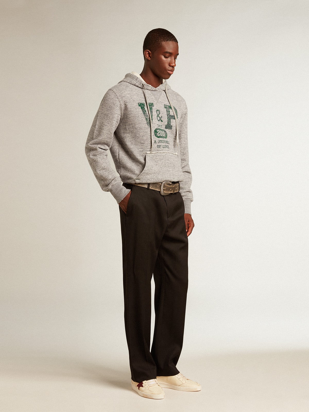 Ball Star para hombre en napa beige con estrella de malla burdeos y refuerzo en el talón