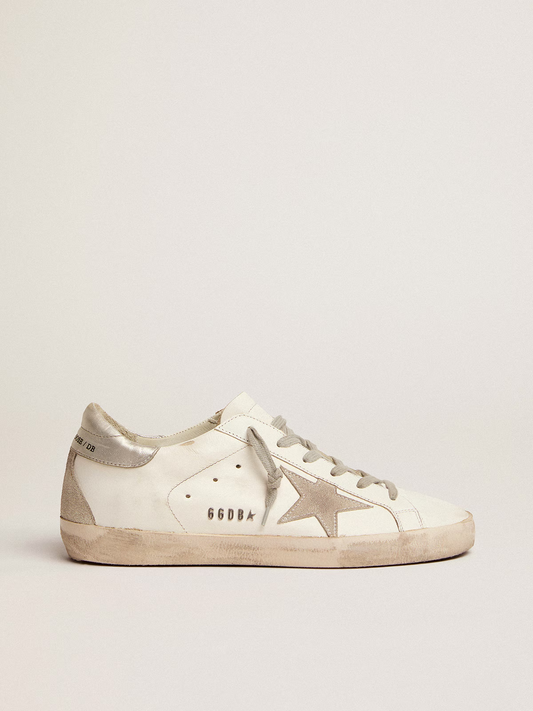 Super-Star Donna con talloncino argentato e metal studs lettering
