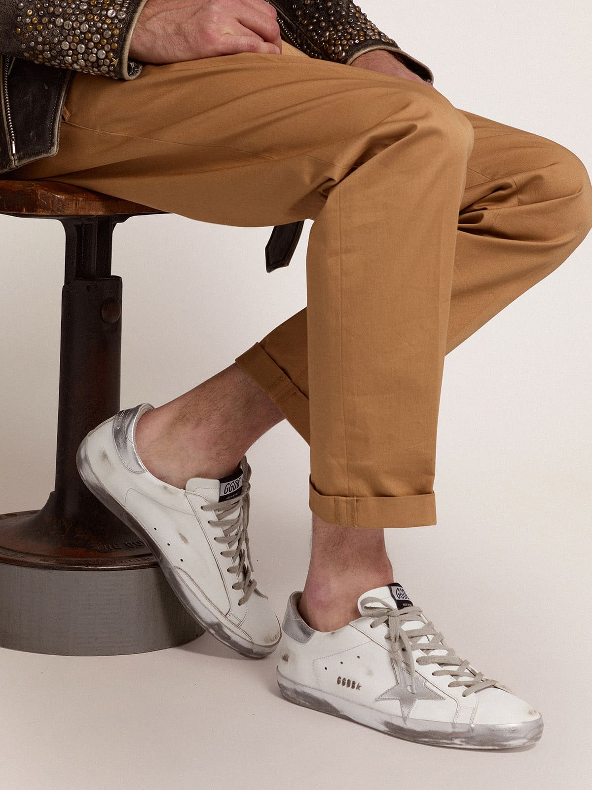Super-Star para hombre con estrella laminada y refuerzo en el talón