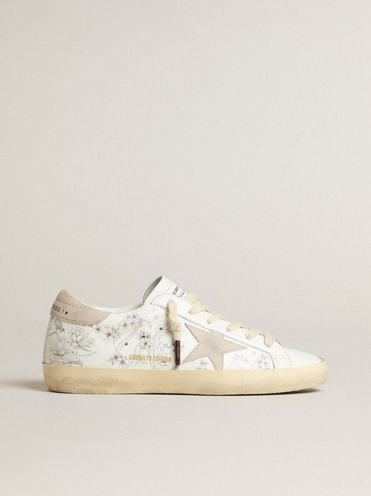 Zapatillas Super-Star LTD CNY para hombre en piel blanca con letras en la parte superior